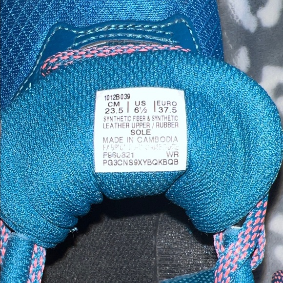 ASICS Trail Scout 2 Women’s Running Shoes Size 6.5 Teal Pink Trail Sneakers - Picture 6 of 11